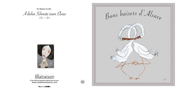 Carte de vœux "Bons baisers d'Alsace" – Image 2